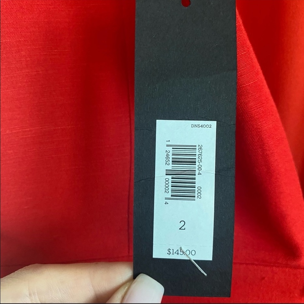RED LINEN ROMPER - Picture 10 of 16
